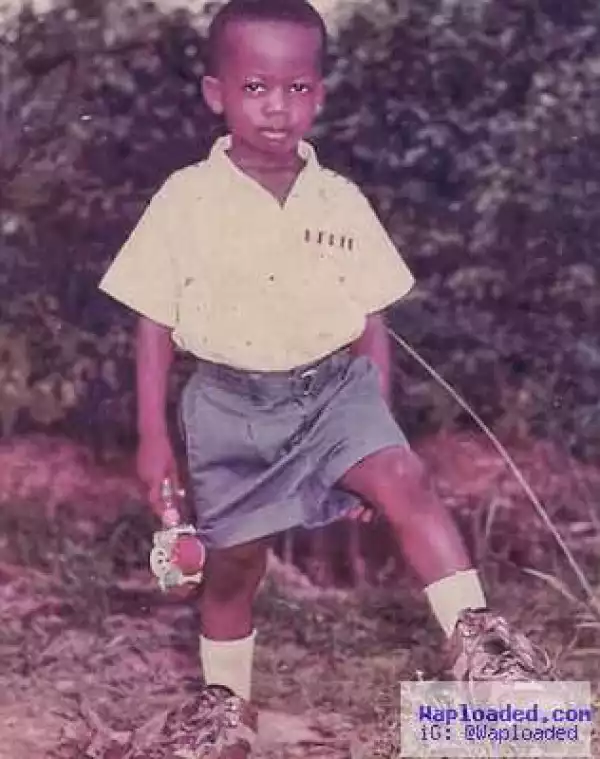 Singer Selebobo Shares His Childhood Photo
